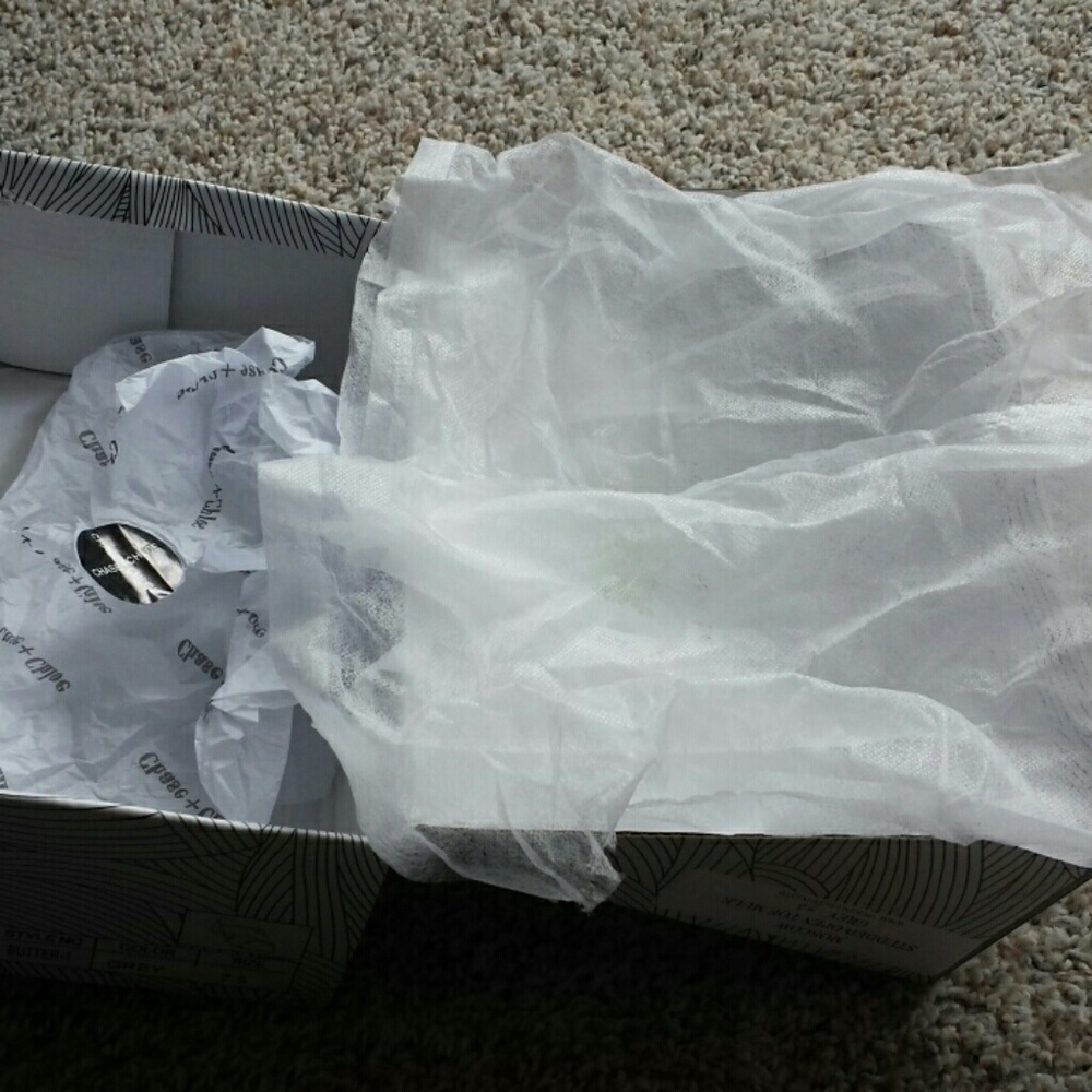 NWT grey faux suede studded mule sandals - Picture 7 of 8